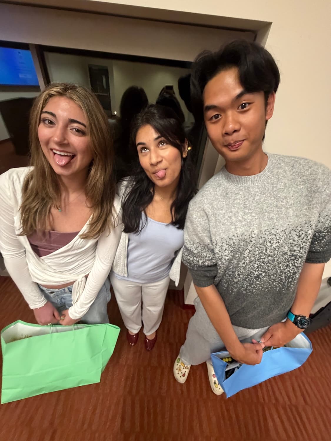 Three SCHCG members laughing together